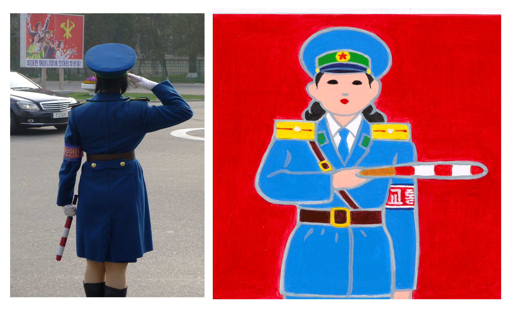 Driven to distraction: Pyongyang's 'traffic ladies